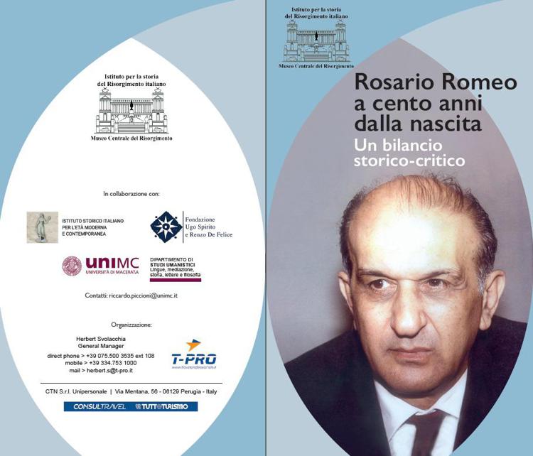 All'Università di Macerata convegno per celebrare centenario nascita Rosario Romeo