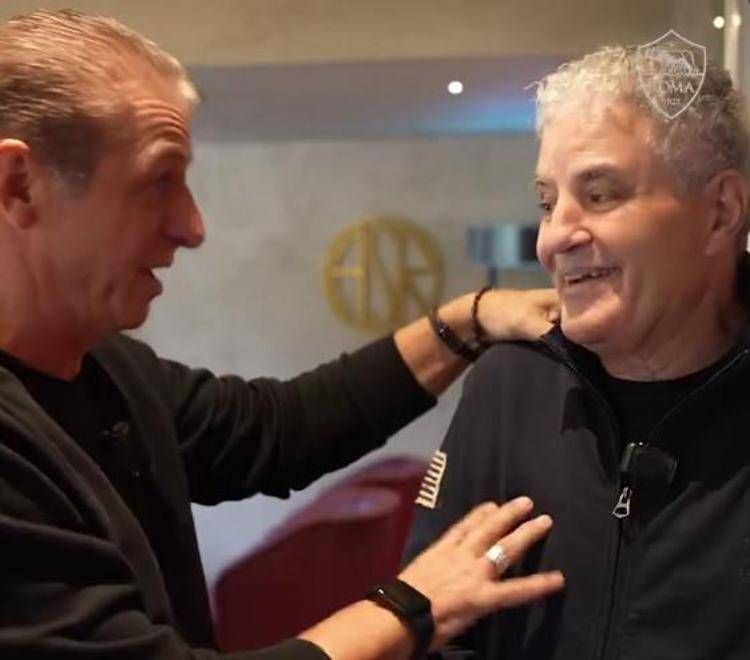 Ruggiero Rizzitelli con Luciano D'Adamo