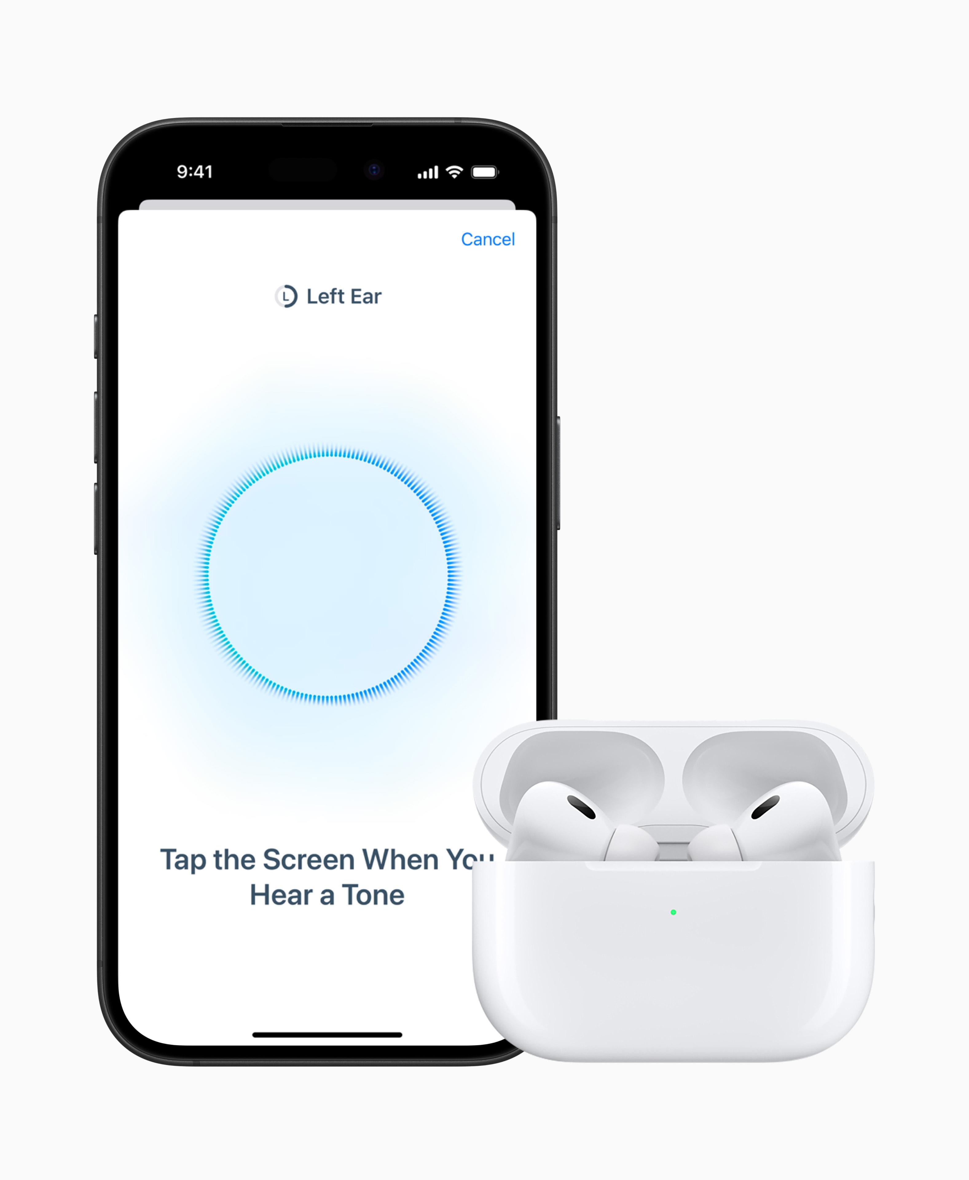 AirPods Pro 2, the hearing test with Apple earphones arrives