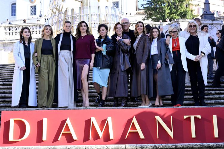 Il cast di 'Diamanti' di Ferzan Ozpetek - Agenzia Fotogramma