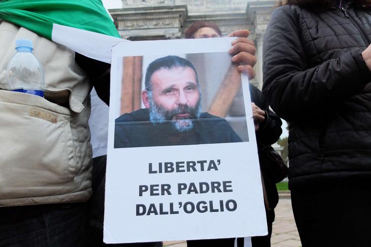 Manifestazione per Padre Paolo Dall'Oglio - Fotogramma