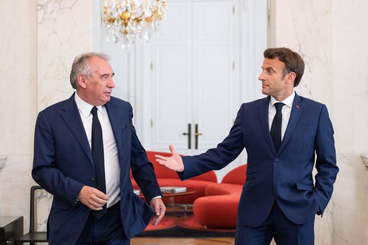 Il presidente francese Emmanuel Macron ha nominato Francois Bayrou premier - (Fotogramma)