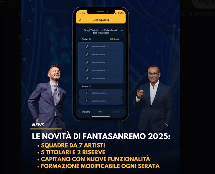 FantaSanremo 2025, come funziona: regolamento del gioco