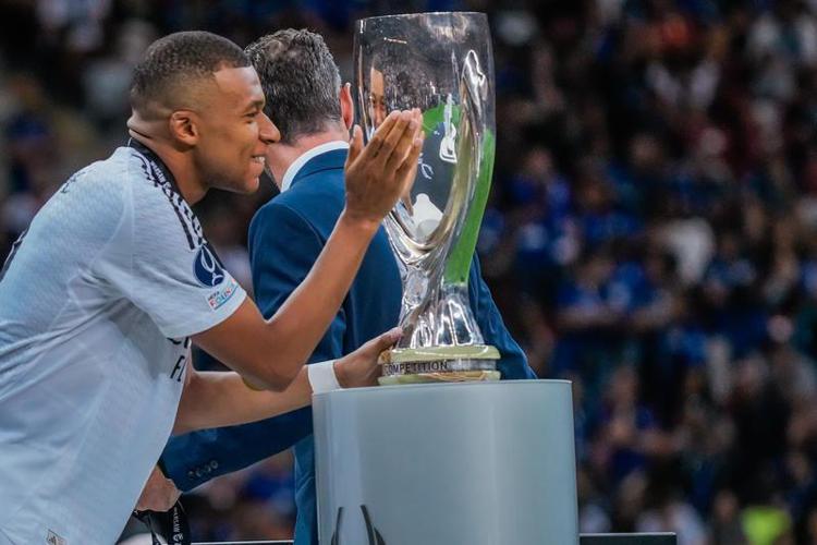 Mbappé e la Supercoppa Europea vinta nel 2024 - Fotogramma/IPA