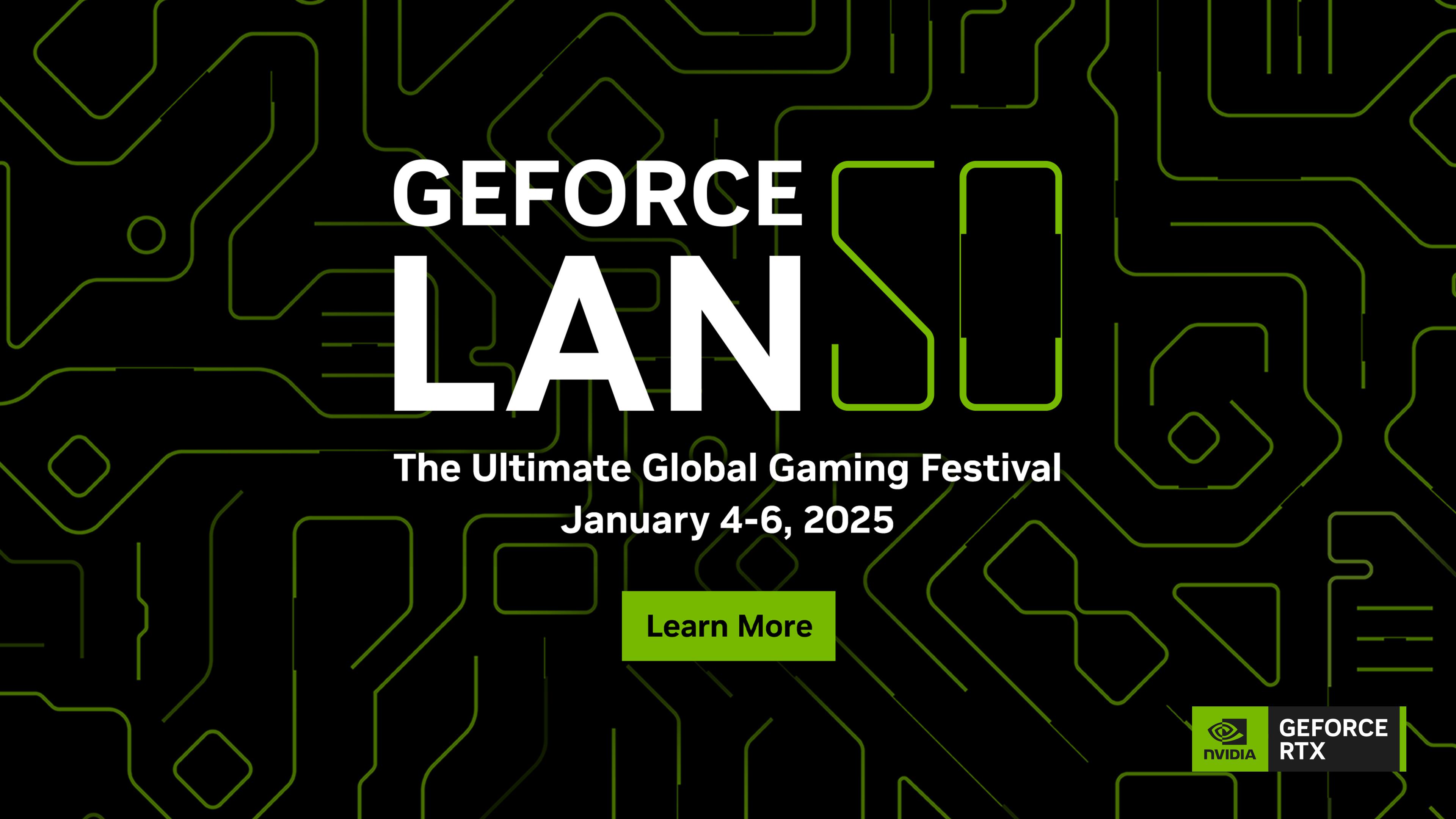 GeForce LAN 50: the global gaming event with exclusive prizes from NVIDIA