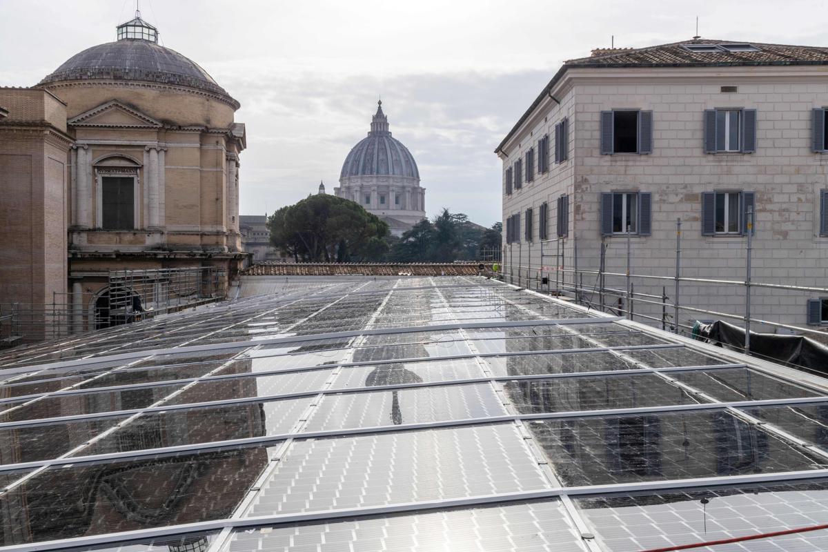 Nuova vetrata fotovoltaica per i Musei vaticani