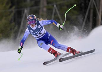 Sci, Goggia terza nel SuperG in Val Gardena. Vonn torna in pista a 40 anni