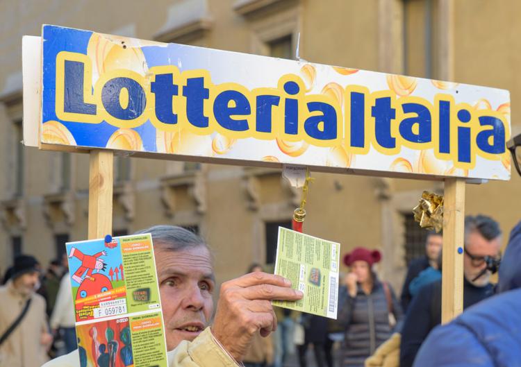 Vendita di biglietti della Lotteria