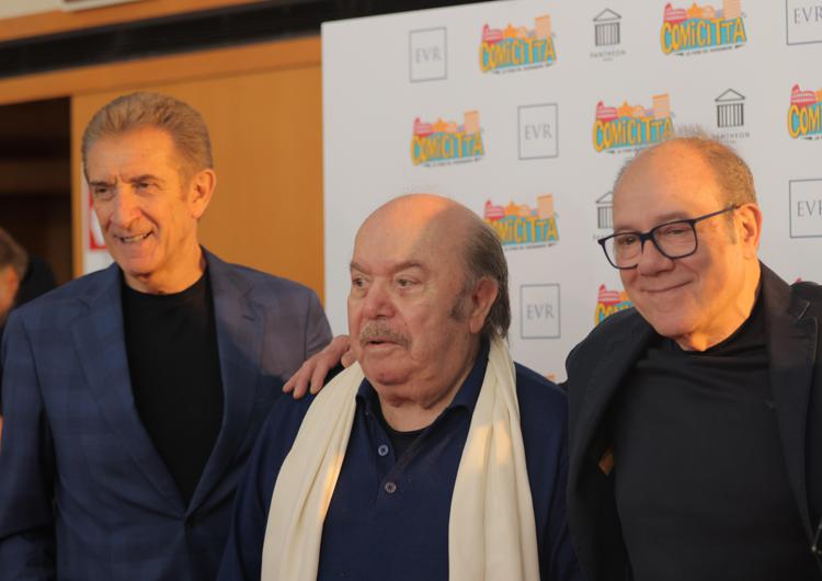 Ezio Greggio, Lino Banfi e Carlo Verdone