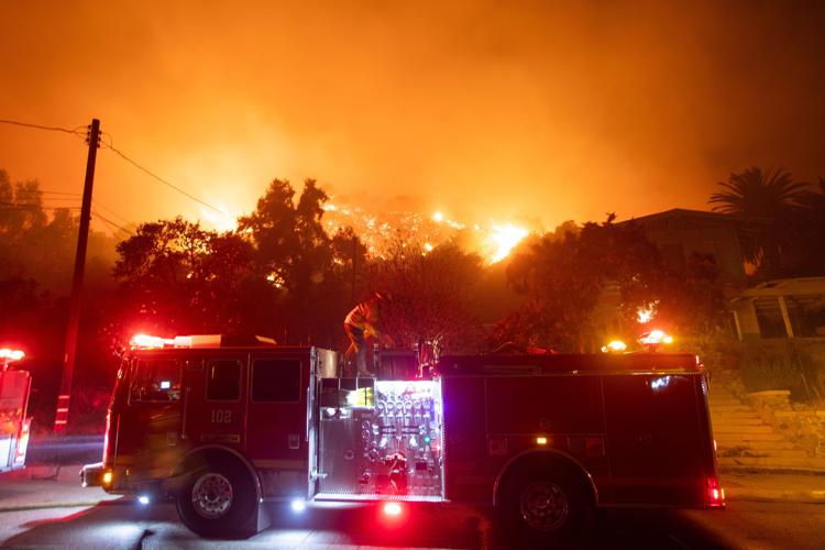 Incendio a Los Angeles - (Fotogramma)