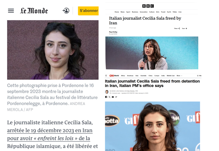 Gli articoli di 'Le Monde', Bbc e Cnn