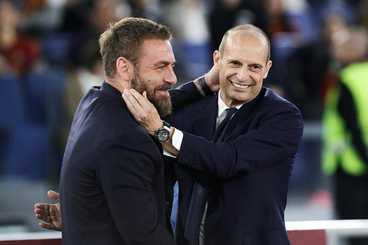 Daniele De Rossi e Massimiliano Allegri - Fotogramma