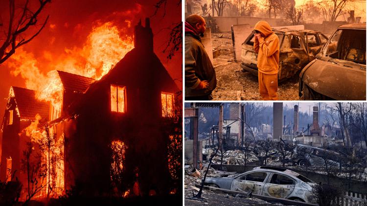 Incendi devastano Los Angeles e Hollywood