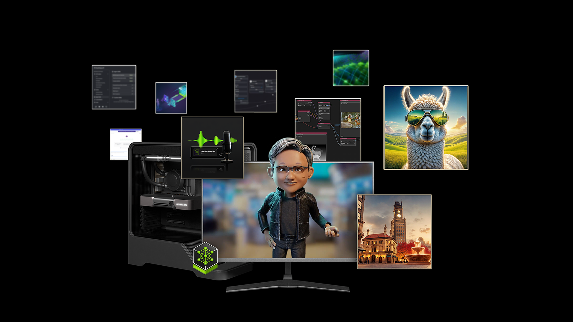 NVIDIA with NIM and AI Blueprints, artificial intelligence arrives on PCs