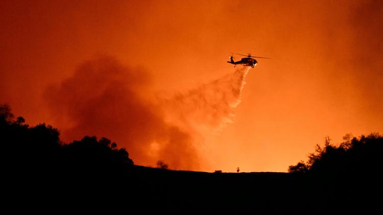 Incendi a Los Angeles - (Afp)