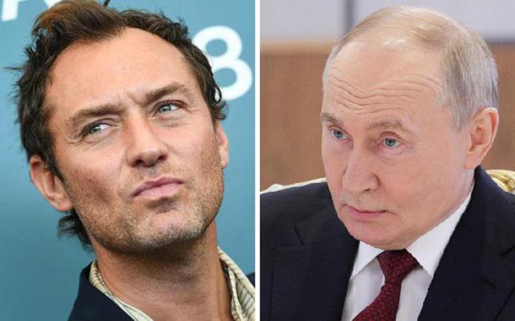 Jude Law e Vladimir Putin