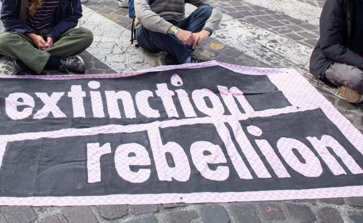 Attivisti di Extinction Rebellion (Fotogramma/Ipa)