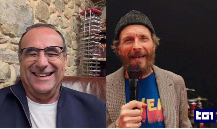 Carlo Conti e Jovanotti