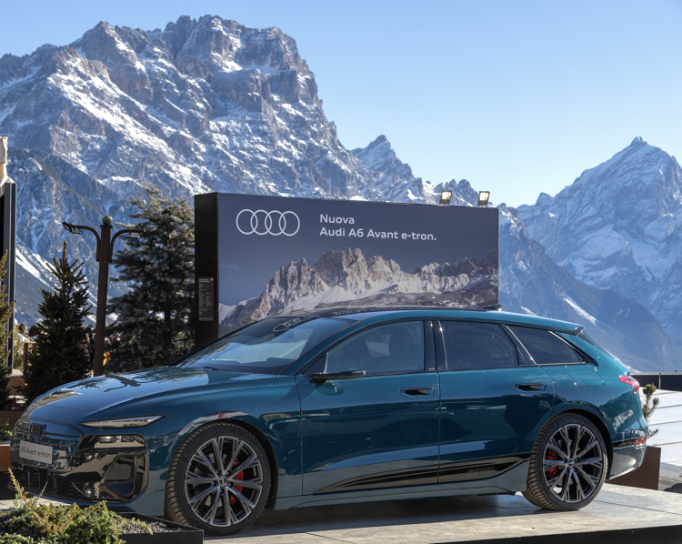 Audi presente a Cortina in occasione delle Olimpiadi invernali 2026