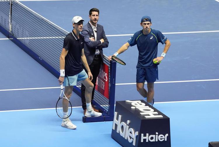 Sinner e De Minaur alle Atp Finals  - Fotogramma