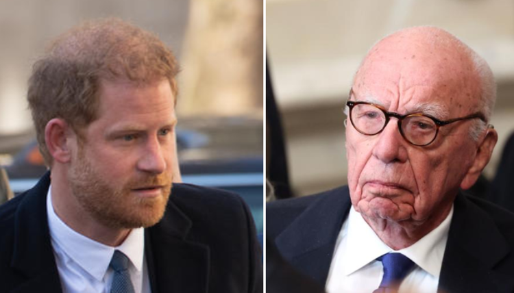 Principe Harry, Rupert Murdoch - Fotogramma/IPA