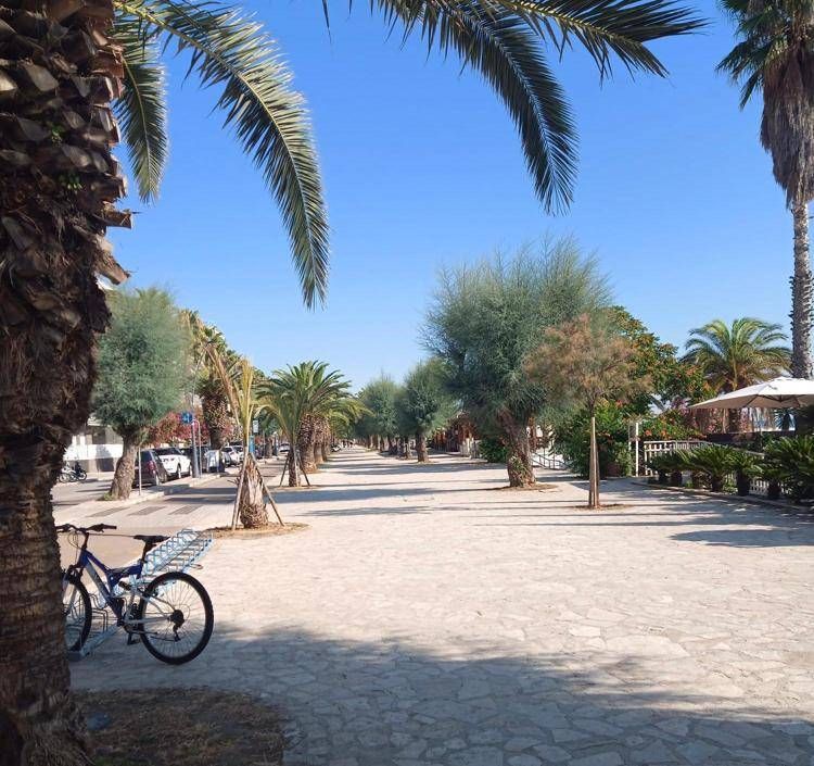 Uno scorcio del lungomare di San Benedetto del Tronto