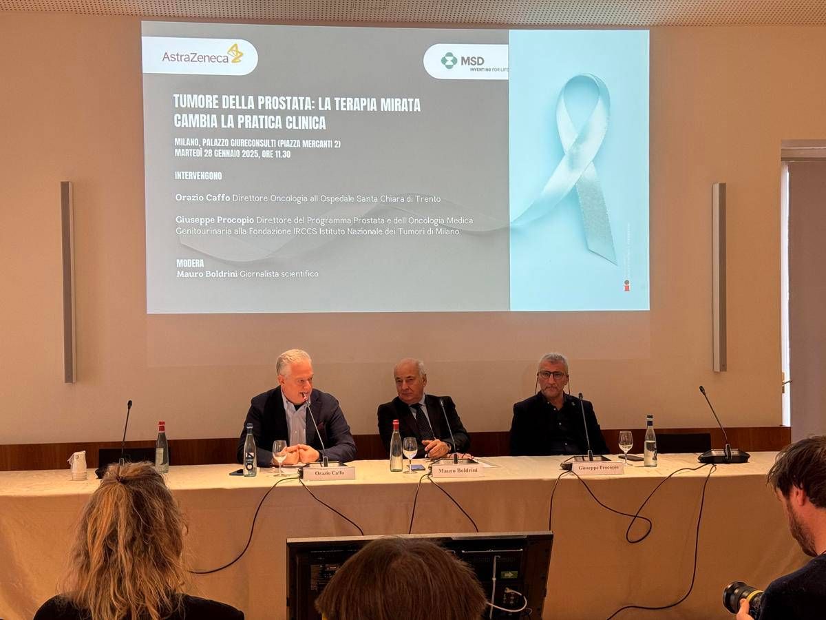 Cancro alla prostata, ok Aifa a terapia ormonale di AstraZeneca e Msd