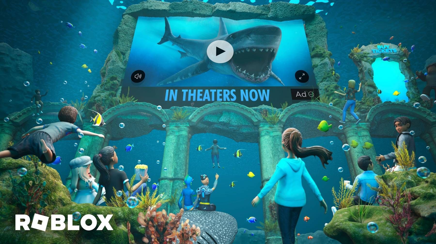 immersive video ad on roblox