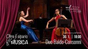 Musica, all'Istituto italiano di Cultura di Praga il concerto del duo Baldo-Consonni