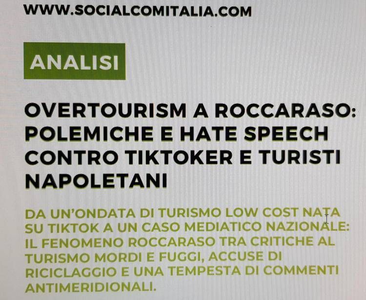 Roccaraso, indagine SocialCom: 