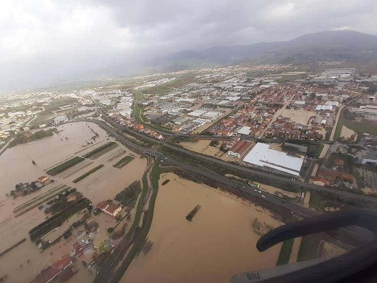 L'alluvione in Toscana