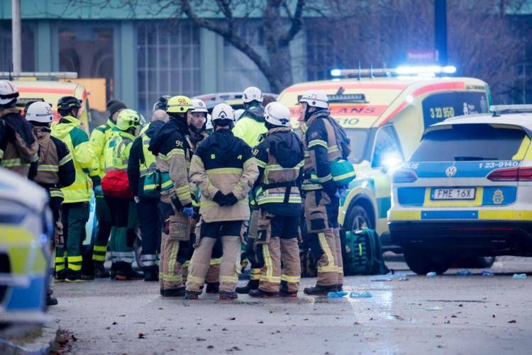 La polizia a Örebro - Afp