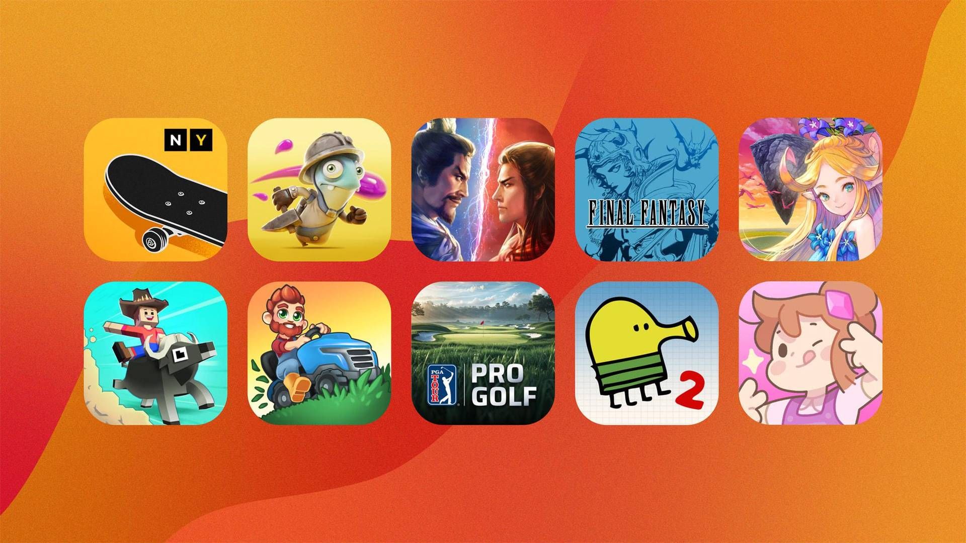 Apple Arcade, 7 new titles including Final Fantasy and PGA Tour Pro Golf