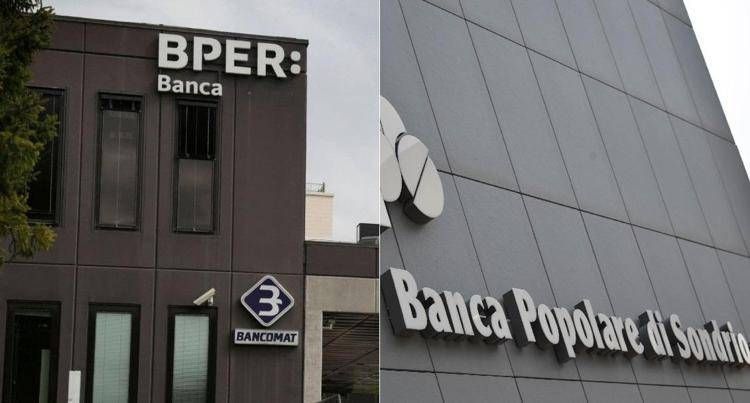 Bper Banca e Banca Popolare di Sondrio (Fotogramma)