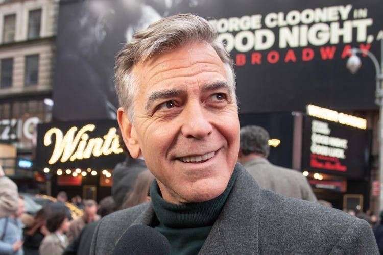 George Clooney debutta a Broadway: "Sì, sono nervoso"