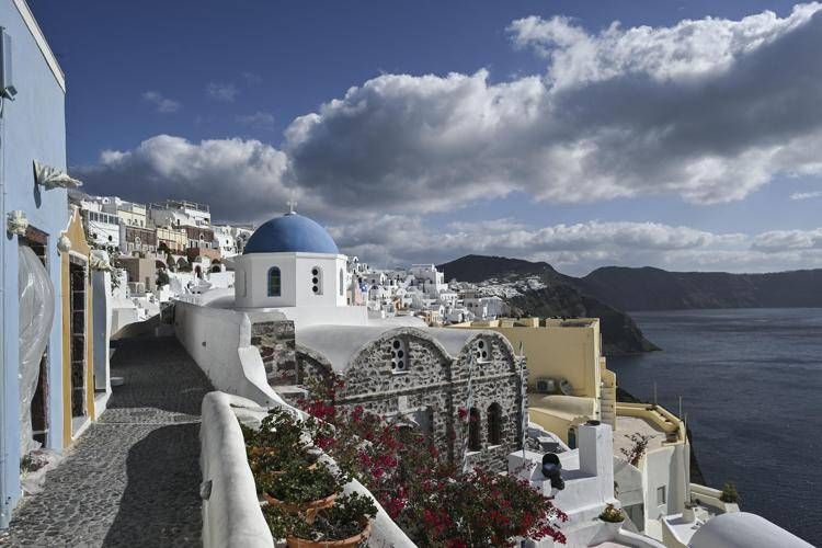 Santorini (Afp)