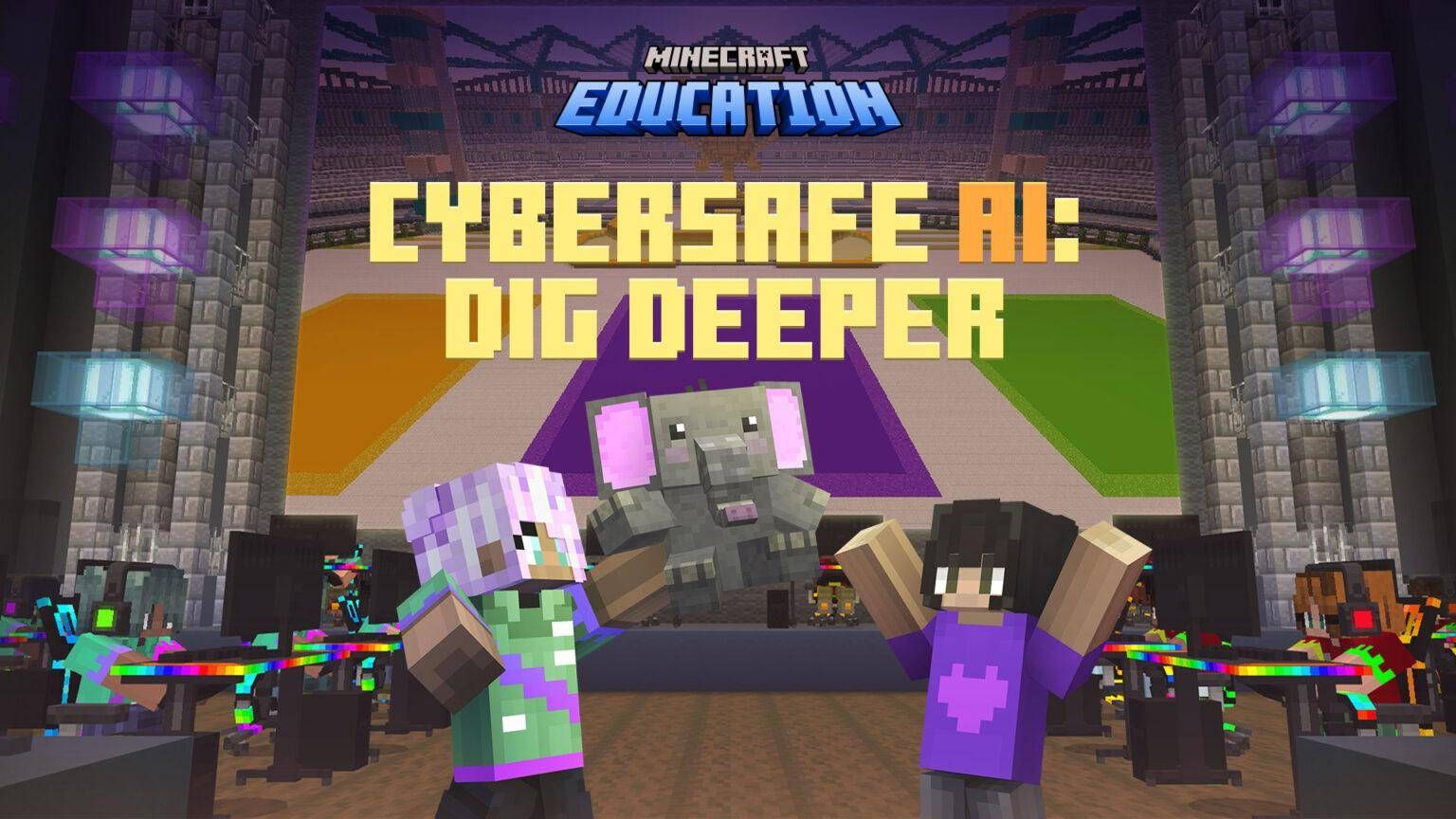 Minecraft Education and Xbox promote the safe use of artificial intelligence with “CybersaFe Ai: Dig Deeper”