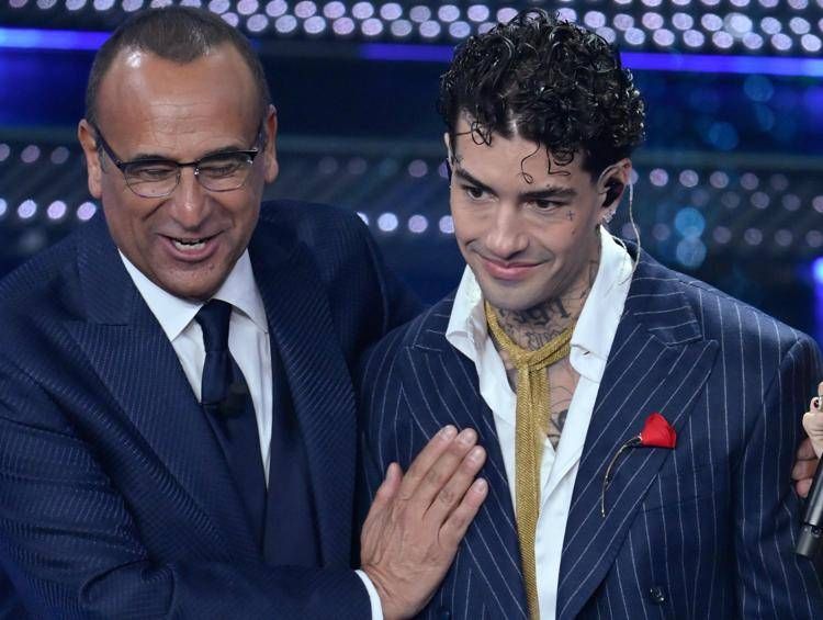 Sanremo, Conti a Tony Effe: "Dovevo cantare io? Ero già pronto"