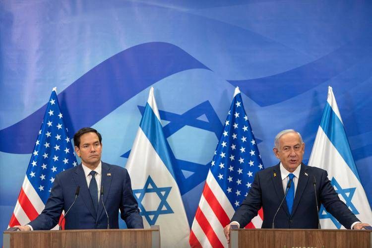 Marco Rubio e Benjamin Netanyahu - (Afp)