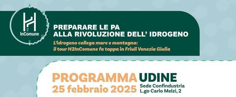 H2InComune: Il Tour Nazionale per l'Idrogeno parte da Udine