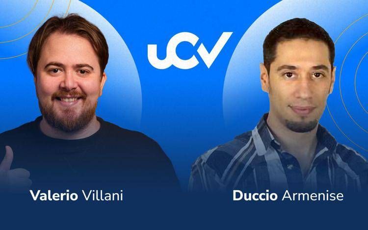 Duccio Armenise e Valerio Villani, fondatori della startup uCV