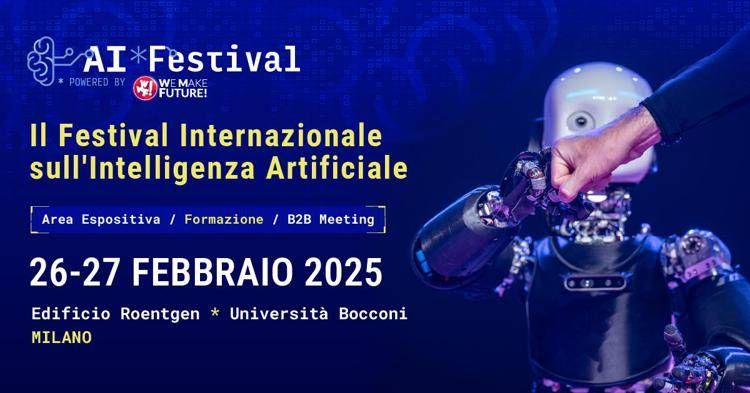 Ad AI Festival gli stati generali dell’Artificial Intelligence: appuntamento a Milano il 26 e 27 febbraio