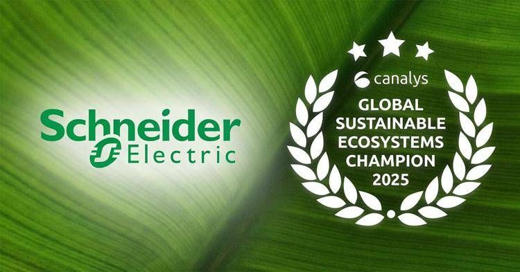 Schneider Electric di nuovo al vertice della Canalys Sustainable Ecosystems Leadership Matrix