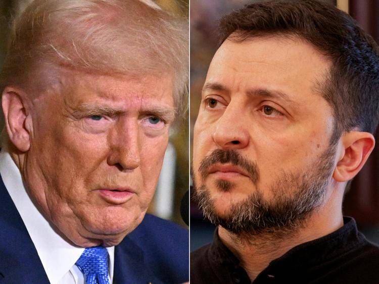 Donald Trump e Volodymyr Zelensky