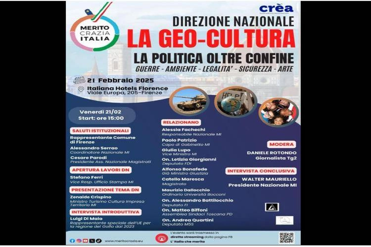 Direzione Nazionale di Meritocrazia Italia, La Geo-Cultura: la politica oltre il confine