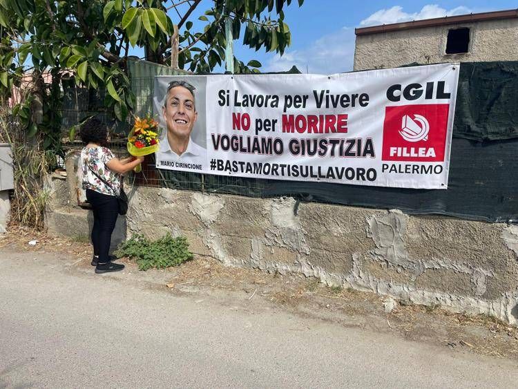 Operaio morto un anno fa nel Palermitano, i familiari 'Aspettiamo ancora la verità'