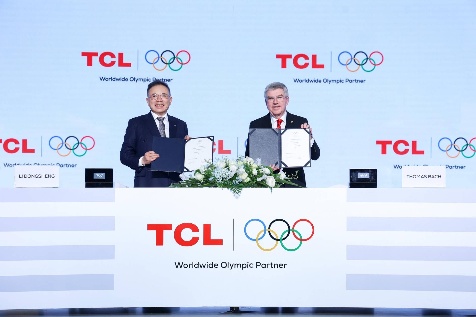 The International Olympic Committee and TCL announce a global partnership until 2032