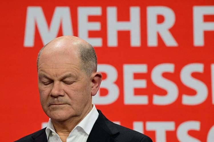 Il cancelliere uscente Olaf Scholz  - (Afp)