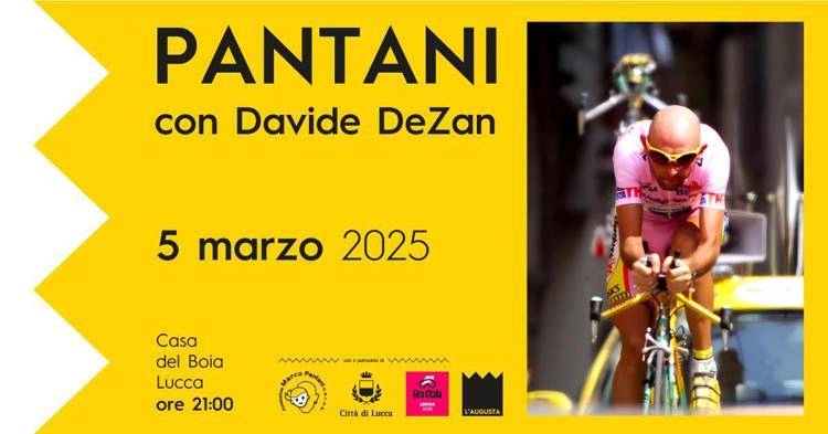 Marco Pantani, incontro con Davide De Zan al festival L’Augusta di Lucca