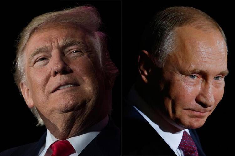 Donald Trump e Vladimir Putin - Afp